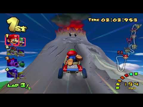 Mario Kart: Double Dash (GC) walkthrough - DK Mountain