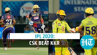 IPL 2020: Chennai Super Kings beat KKR by 6 wickets