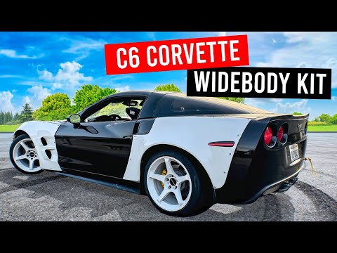 Must-See Corvette Wide Body Transformation On Fresh Nitto Tires! | Driving Line BUILDS