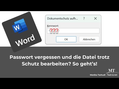 Passwort zur Worddatei vergessen? So kannst du den Dokumentschutz entfernen!