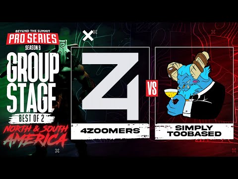 4 Zoomers vs simply TOOBASED Game 1 - BTS Pro Series 9 AM: Group Stage w/ rkryptic & neph