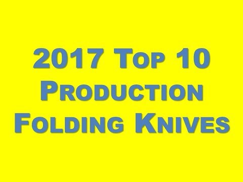 Top 10 Best Modern Folding Knives of 2017