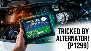 This Bad Alternator Tricked The PCM! Ford P1299 Fix
