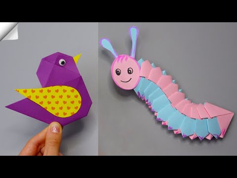 Fun and easy paper game 6 moving paper toys