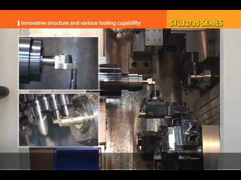 HANWHA STL35H Swiss Type Automatic Screw Machines | Chaparral Machinery (1)
