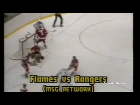 New York Rangers Defeat Calgary Flames 3 - 1 (October 20, 1983)