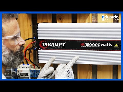 TARAMPS HV160 como INVERSOR OFFGRID: Consumo Forma de Onda e Harmônicos