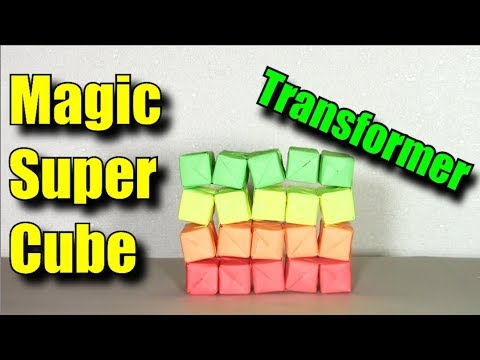 ORIGAMI MOVING CUBES Magic Super Transformer