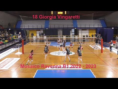 18 Giorgia Vingaretti - Mosaico Volley Ravenna Pallavolo femminile serie B1 2022-2033
