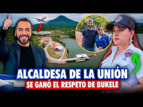 Alcaldesa de la Unión Sur se ganó el respeto de Nayib Bukele 👏🏼 por hacer obras sin subir impuesto