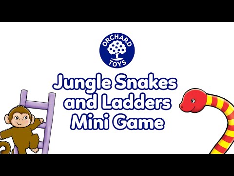 Orchard Toys Jungle Snakes and Ladders Games