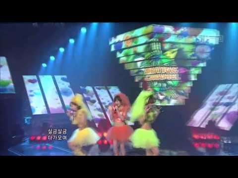 Orange caramel - Magic girl (오렌지 캬라멜 - 마법 소녀) @ SBS Inkigayo 인기가요 100627