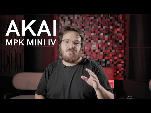 Vídeo relacionado con Akai Professional MPK Mini IV Teclado Controlador MIDI USB-C para Principiantes y Productores con Pads MPC, Ruedas de Pitch y Mod, Software de Producción, Native Instruments Sound Package, Gris