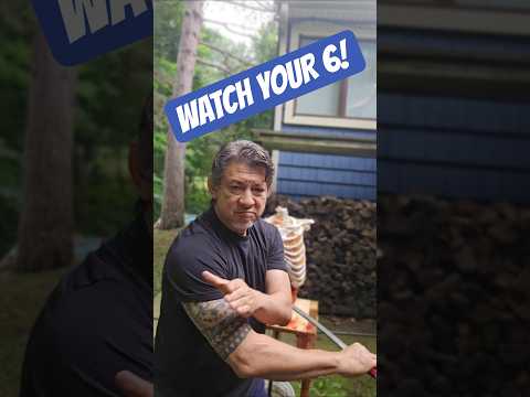 Watch your 6! kali flow .  #filipinomartialarts #marcaidakali music by @midnightgener