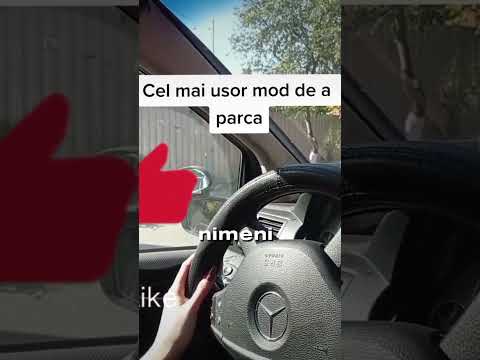 Parcarea laterala din 2 miscari #scoaladesoferi #scoaladesofericutieautomata #drivesafely #sofer
