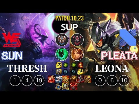 WEA Sun Thresh vs DRX Pleata Leona Sup - KR Patch 10.23