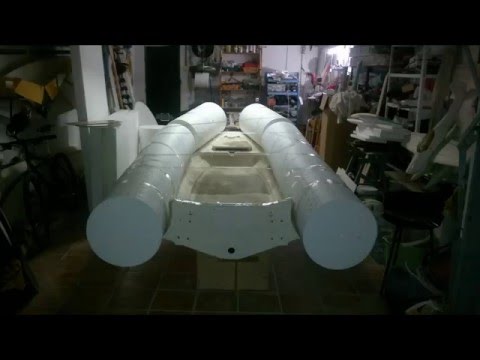 Homemade 3,60m rigid hulled boat. Construction summary