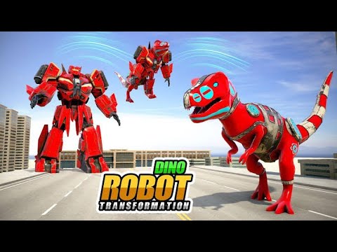 Dino Robot Car Game Simulator: Ultimate Dinosaur Robot Game|Android/IOS Gameplay