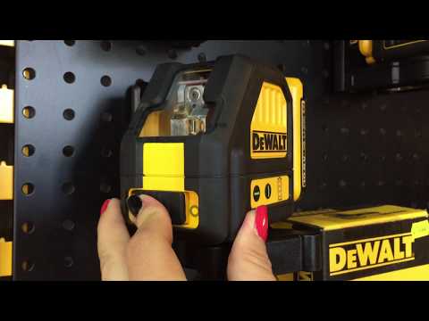 DeWALT DCE088G - Self Leveling Cross Line Green Laser - selbstnivellierender Kreuzlinienlaser