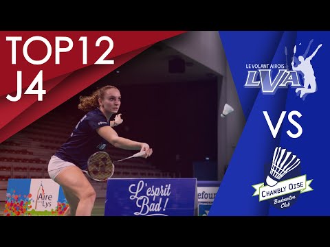 2022-2023 − INTERCLUBS TOP12 − J4 → Le Volant Airois / Badminton Chambly Oise