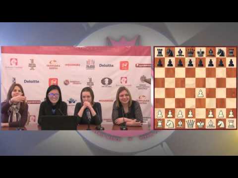 Women’s World Chess Championship Match. Round 4 press-conference.