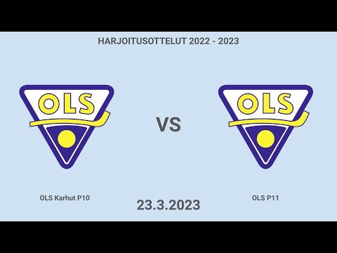 OLS Karhut P10 vs. OLS P11 - Harjoitusottelu 23.3.2023
