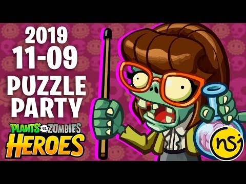 Fiesta de Puzzles (11/09/19) | PvZ:Heroes | Reto Diario