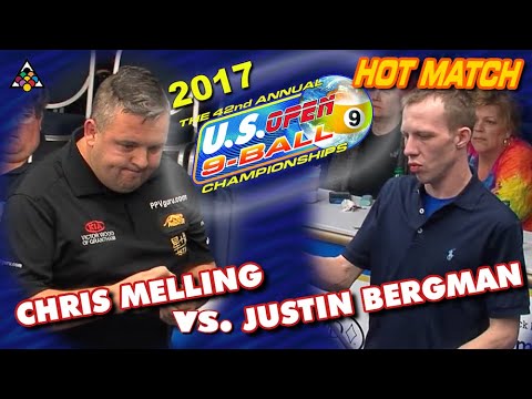 CHRIS MELLING vs JUSTIN BERGMAN - 2017 US Open 9-Ball Championship