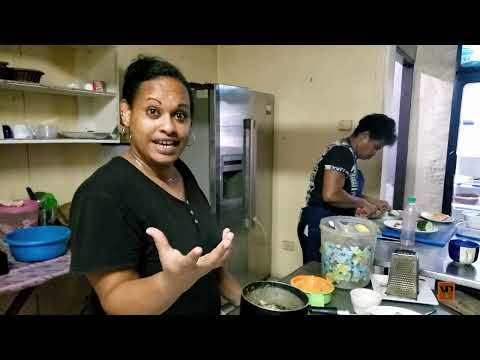 Native Fijian Food and Restaurant: Making RouRou. Pt 9/10