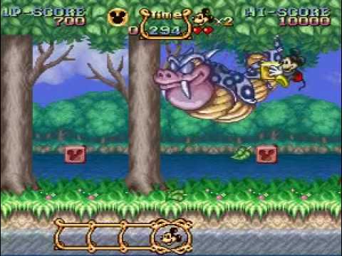 The Magical Quest Starring Mickey Mouse Super Nintendo