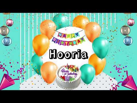 Hooriya Happy Birthday to you * Happy birthday wishes with names