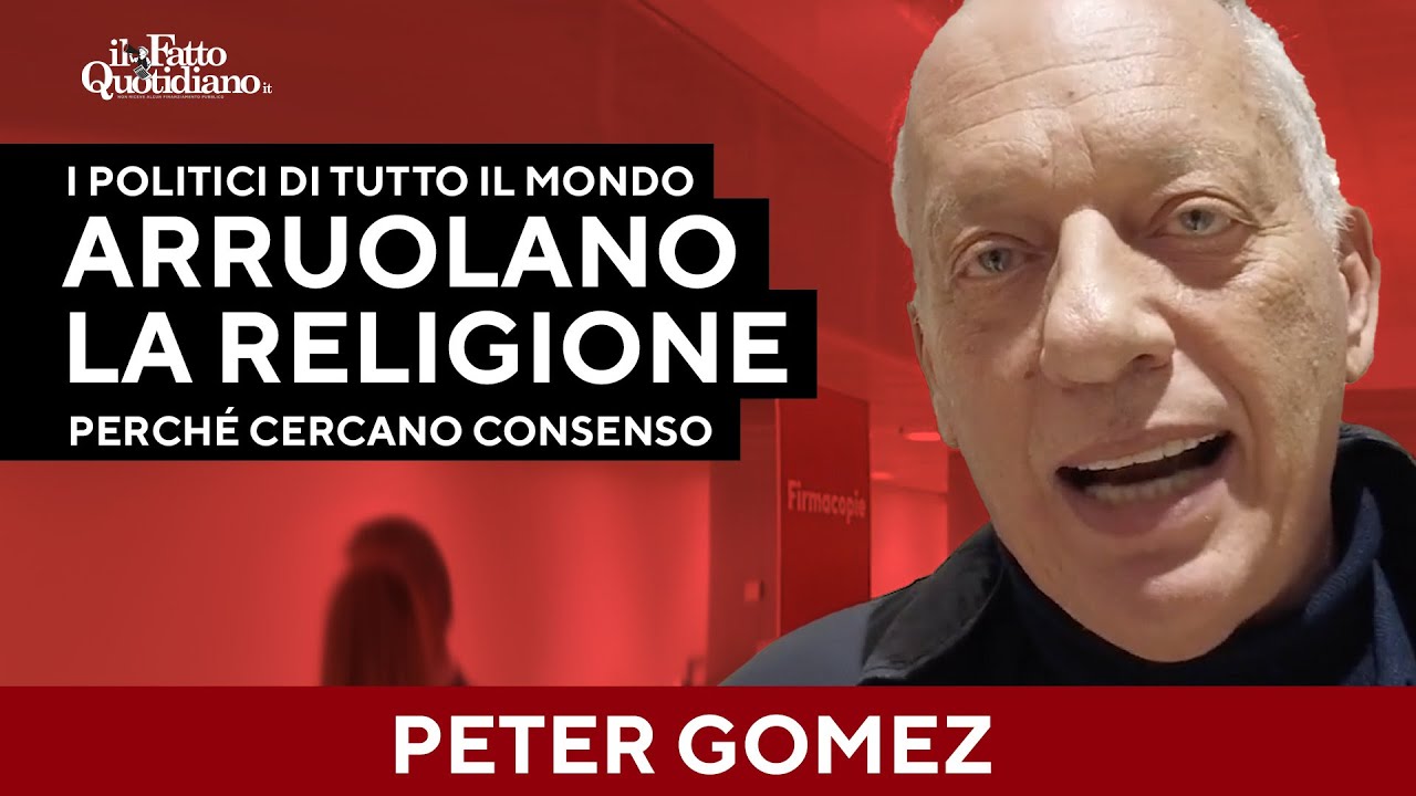 Gomez con Orsini e Petrini: "I politici arruolano la religione perché cercano consenso"