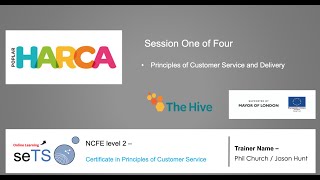 L2 Principles in Customer Service: Session 1of 4