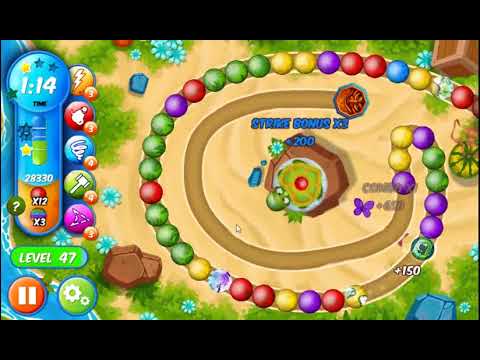 Marble Woka Woka Level 47 - NO BOOSTERS 🐢 | SKILLGAMING ✔️