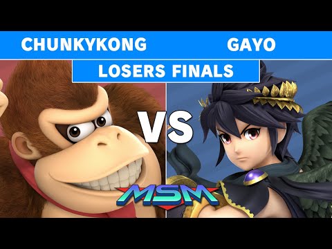 MSM Online 10 - ChunkyKong (Donkey Kong) Vs Gayo (Dark Pit) Losers Finals - Smash Ultimate