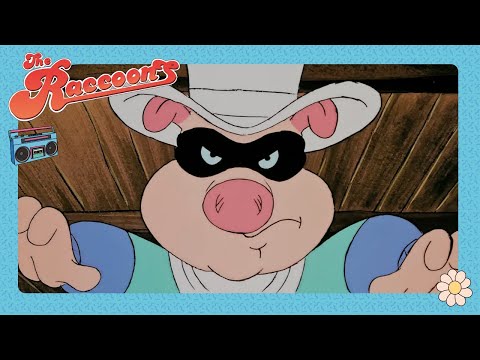 The Pigs Try to Take Over Cyril Sneer's Business! | The Raccoons Full Episode | Retro Cartoons