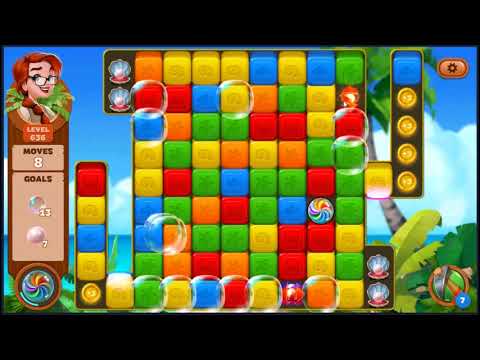 Lost Island Blast Adventure Level 636 - NO BOOSTERS 🏝️ | SKILLGAMING ✔️