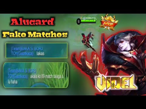 Alucard Fake MATCHES! Solo Bot Lane |•Videl Gaming•|