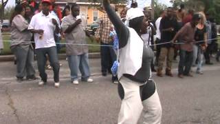 TBC Brass Band performing 'I Don't F*ck With You' for Jazzy Ladies/Family Ties 2012 Second Line