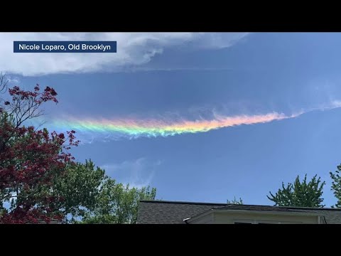 'Rainbow clouds' spotted in Northeast Ohio