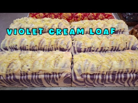 Violet Cream Loaf Recipe, pangnegosyo recipe idea,baking tutorial