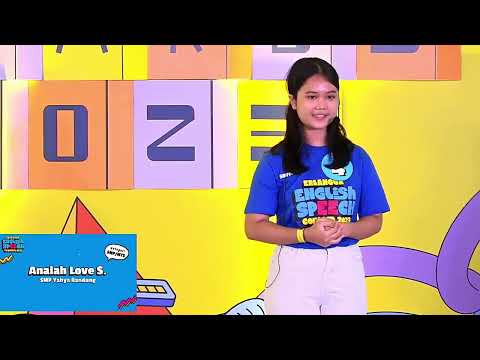 Anaiah Love | Grand Final Erlangga English Speech Contest 2023