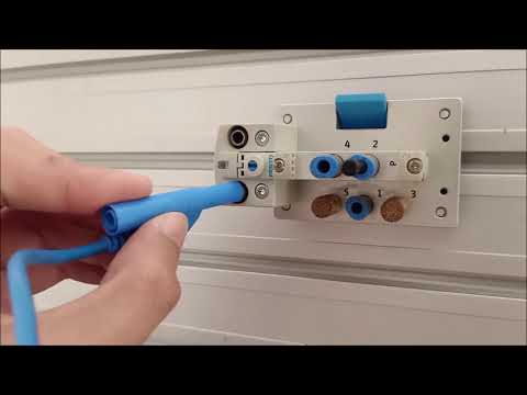 Festo Pneumatic tutorial single and double acting cylinder