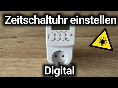 Digitale Zeitschaltuhr einstellen - einfach & verständlich - TOP ANLEITUNG! ⏲️✅