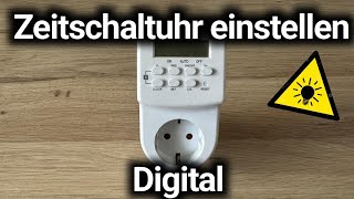 Digitale Zeitschaltuhr einstellen - einfach & verständlich - TOP ANLEITUNG! ⏲️✅