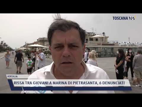 2021-07-02 VERSILIA - RISSA TRA GIOVANI A MARINA DI PIETRASANTA, 6 DENUNCIATI