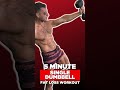 🔥 5-Minute Single Dumbbell Fat Loss Workout At Home! #Shorts