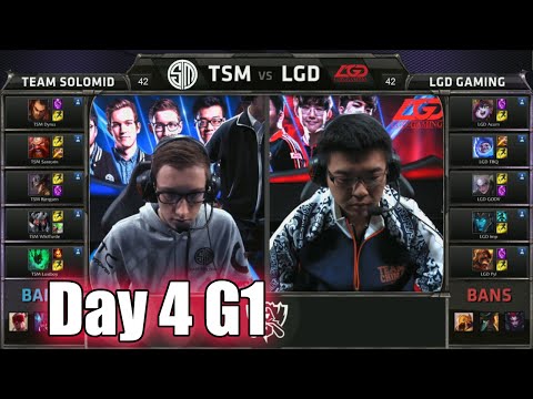 TSM vs LGD Gaming | Day 4 Game 1 Group D S5 World Championship 2015 | Team Solomid TSM vs LGD D4G1