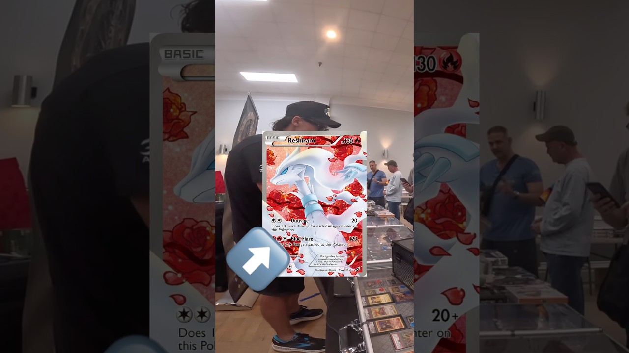 The most beautiful Reshiram card?!? #pokemoncards #fullartmatt