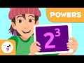 Powers for Kids - Math for Kids -  Basic Concepts